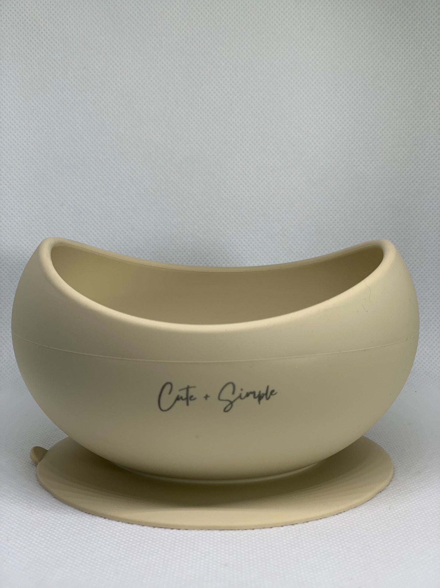 cute and simple silicone baby/toddler bowl